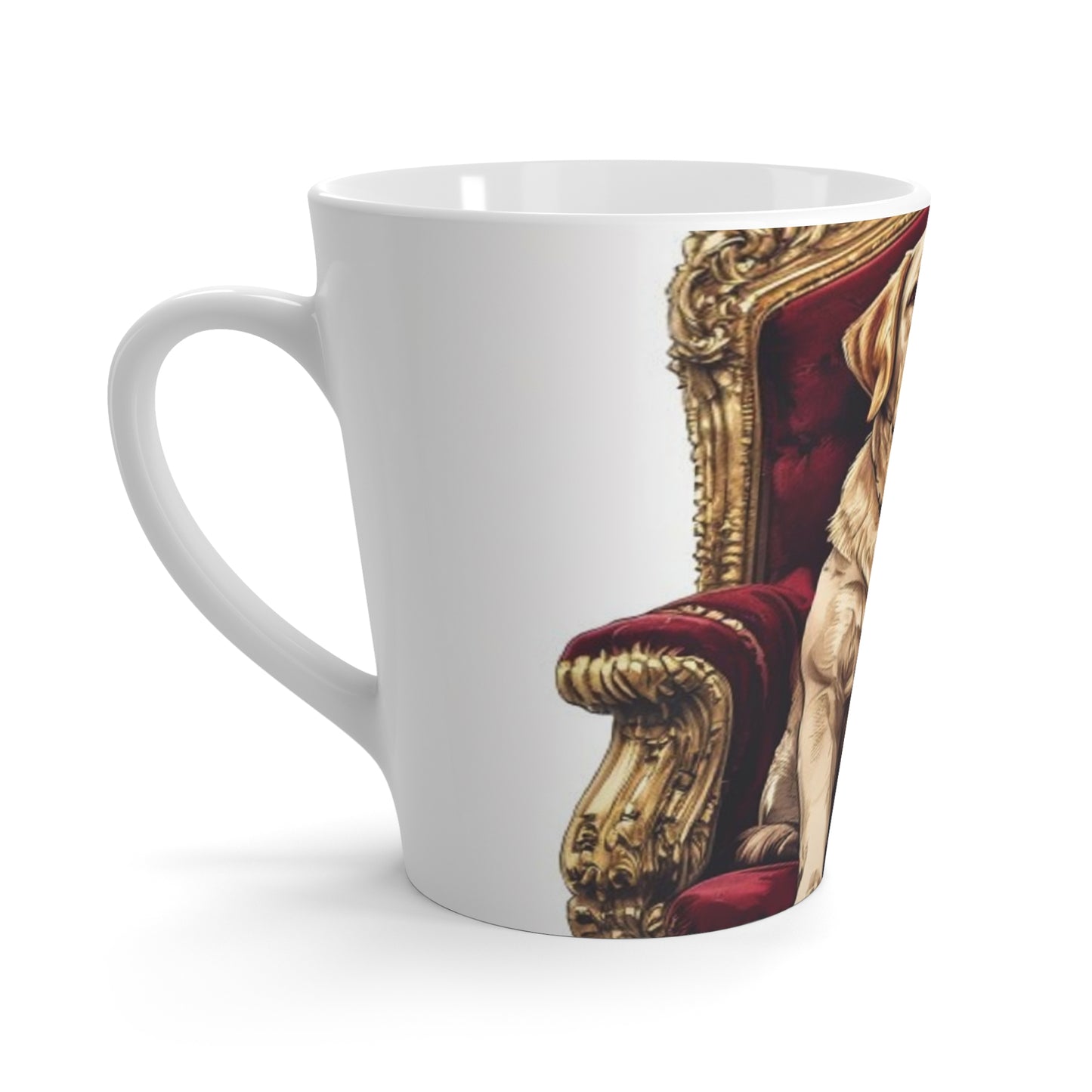 Custom Pet Portrait Latte Mug | Funny Pet Gift