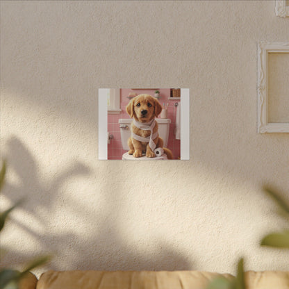 Custom Pet Portrait Canvas Print | Funny Pet Gift