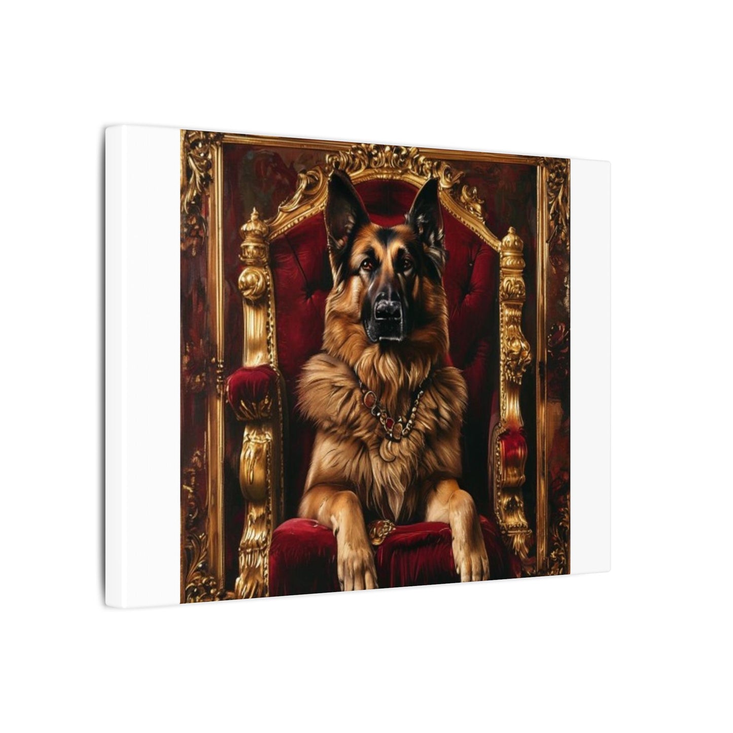Custom Pet Portrait Canvas Print | Funny Pet Gift